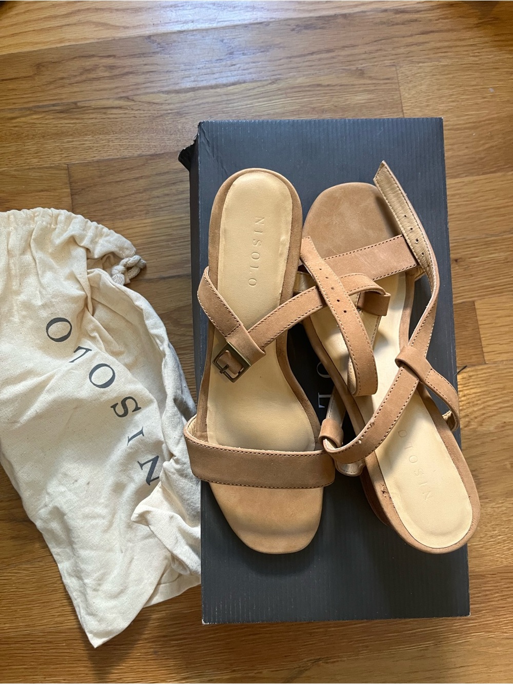 Nisolo Lucia Block Heel Sandals